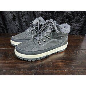 Weatherproof Slope Men's Gray Memory Foam Sneaker Boots/9M